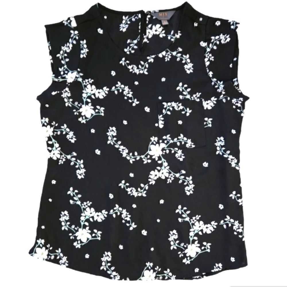 EC MIX BY 41HAWRHORN FLORAL DRESS WITH POCKET SZ. M